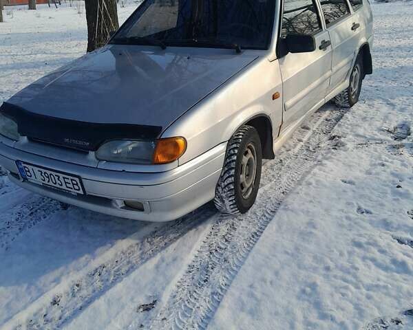 Серый ВАЗ 2114 Самара, объемом двигателя 1.6 л и пробегом 168 тыс. км за 1700 $, фото 1 на Automoto.ua