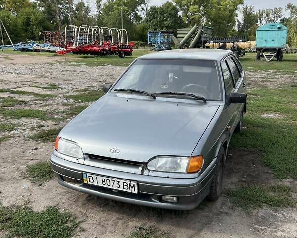 Серый ВАЗ 2114 Самара, объемом двигателя 1.6 л и пробегом 421 тыс. км за 1209 $, фото 1 на Automoto.ua