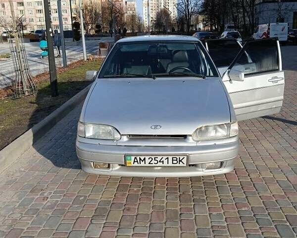 Серый ВАЗ 2114 Самара, объемом двигателя 1.6 л и пробегом 100 тыс. км за 1500 $, фото 1 на Automoto.ua