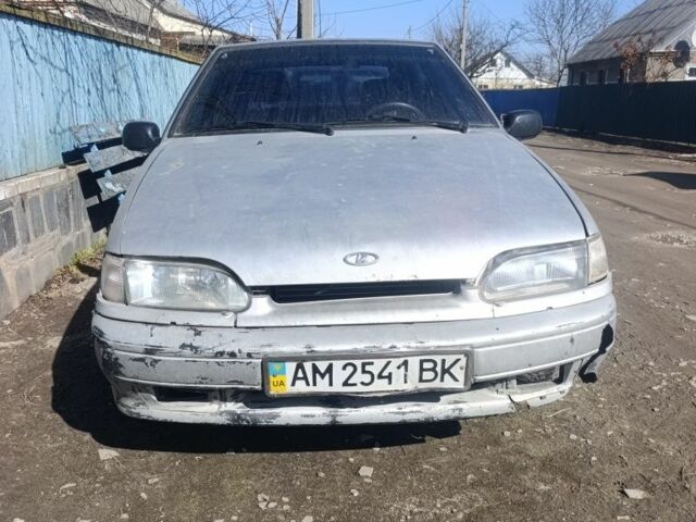 Серый ВАЗ 2114 Самара, объемом двигателя 1.6 л и пробегом 200 тыс. км за 650 $, фото 1 на Automoto.ua
