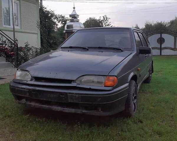 Серый ВАЗ 2114 Самара, объемом двигателя 1.6 л и пробегом 170 тыс. км за 1600 $, фото 1 на Automoto.ua