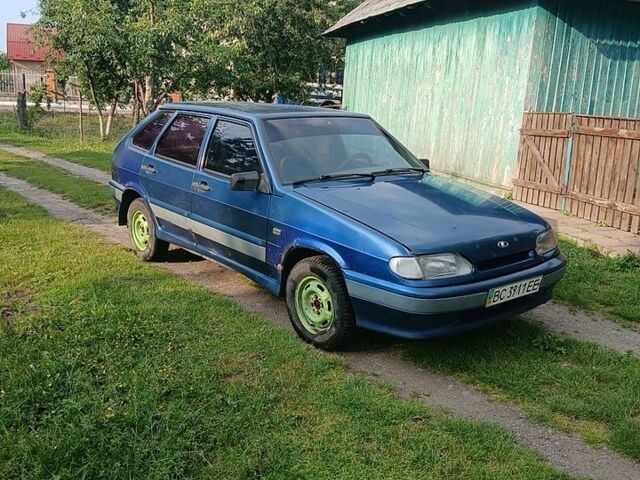 Синий ВАЗ 2114 Самара, объемом двигателя 1.5 л и пробегом 268 тыс. км за 500 $, фото 1 на Automoto.ua