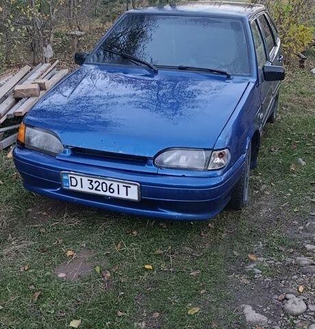 Синий ВАЗ 2114 Самара, объемом двигателя 1.5 л и пробегом 200 тыс. км за 498 $, фото 1 на Automoto.ua