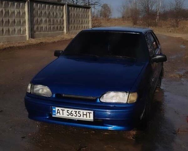 Синий ВАЗ 2114 Самара, объемом двигателя 1.5 л и пробегом 218 тыс. км за 1350 $, фото 1 на Automoto.ua