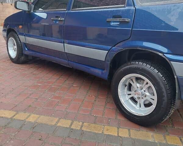 Синий ВАЗ 2114 Самара, объемом двигателя 1.5 л и пробегом 212 тыс. км за 2300 $, фото 1 на Automoto.ua