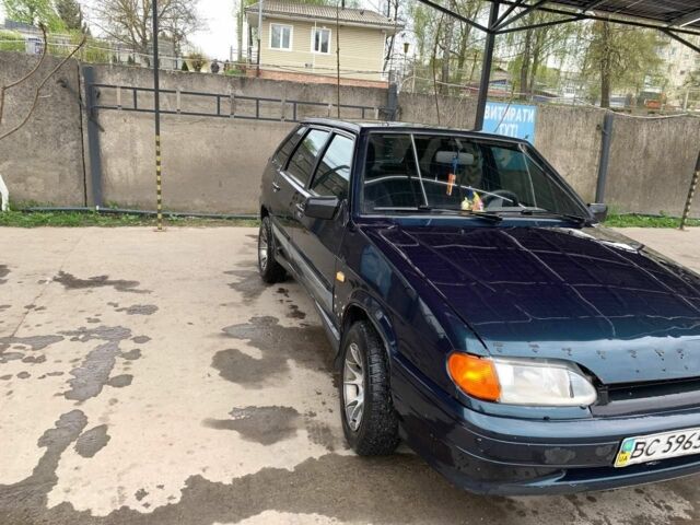 Синий ВАЗ 2114 Самара, объемом двигателя 1.5 л и пробегом 230 тыс. км за 1100 $, фото 1 на Automoto.ua