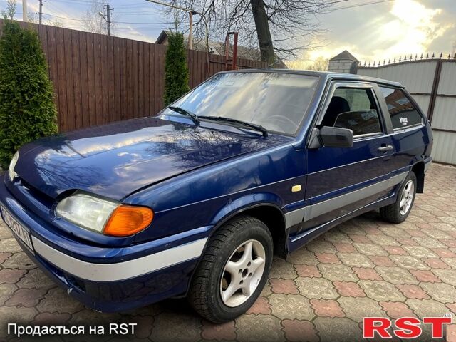 Синий ВАЗ 2114 Самара, объемом двигателя 1.6 л и пробегом 160 тыс. км за 1600 $, фото 1 на Automoto.ua