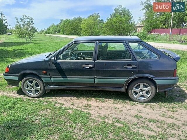 Синий ВАЗ 2114 Самара, объемом двигателя 1.5 л и пробегом 200 тыс. км за 1650 $, фото 1 на Automoto.ua