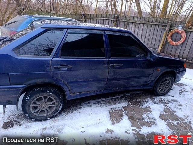 Синий ВАЗ 2114 Самара, объемом двигателя 1.6 л и пробегом 105 тыс. км за 2200 $, фото 1 на Automoto.ua