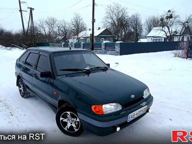 Зеленый ВАЗ 2114 Самара, объемом двигателя 1.5 л и пробегом 73 тыс. км за 1800 $, фото 1 на Automoto.ua