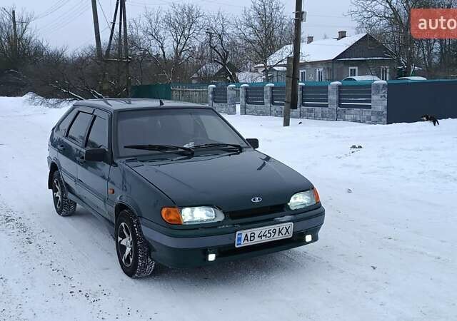 Зеленый ВАЗ 2114 Самара, объемом двигателя 1.5 л и пробегом 85 тыс. км за 1750 $, фото 1 на Automoto.ua