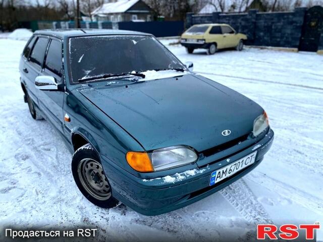 Зеленый ВАЗ 2114 Самара, объемом двигателя 1.5 л и пробегом 26400 тыс. км за 2000 $, фото 1 на Automoto.ua