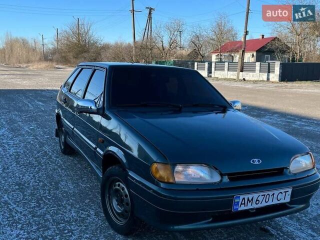 Зелений ВАЗ 2114 Самара, об'ємом двигуна 1.5 л та пробігом 264 тис. км за 2200 $, фото 1 на Automoto.ua