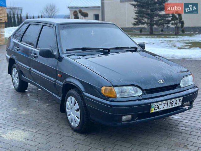 Зеленый ВАЗ 2114 Самара, объемом двигателя 1.6 л и пробегом 290 тыс. км за 1999 $, фото 1 на Automoto.ua