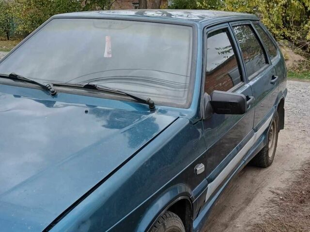 Зеленый ВАЗ 2114 Самара, объемом двигателя 1.5 л и пробегом 1 тыс. км за 1300 $, фото 1 на Automoto.ua