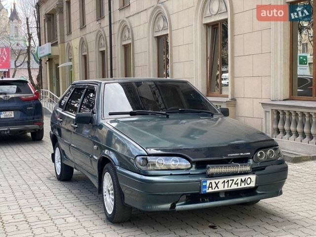 Зелений ВАЗ 2114 Самара, об'ємом двигуна 1.5 л та пробігом 250 тис. км за 1400 $, фото 1 на Automoto.ua