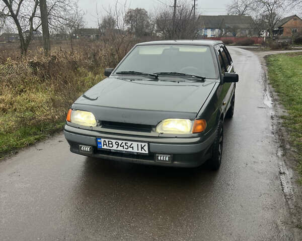 Зеленый ВАЗ 2114 Самара, объемом двигателя 1.5 л и пробегом 200 тыс. км за 1999 $, фото 1 на Automoto.ua