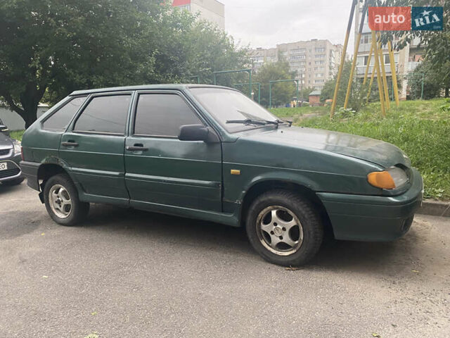 Зеленый ВАЗ 2114 Самара, объемом двигателя 1.5 л и пробегом 250 тыс. км за 800 $, фото 1 на Automoto.ua