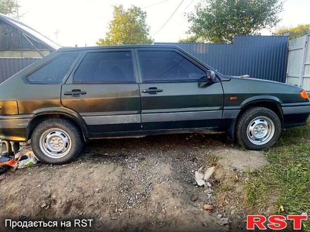 Зеленый ВАЗ 2114 Самара, объемом двигателя 1.5 л и пробегом 242 тыс. км за 1450 $, фото 1 на Automoto.ua