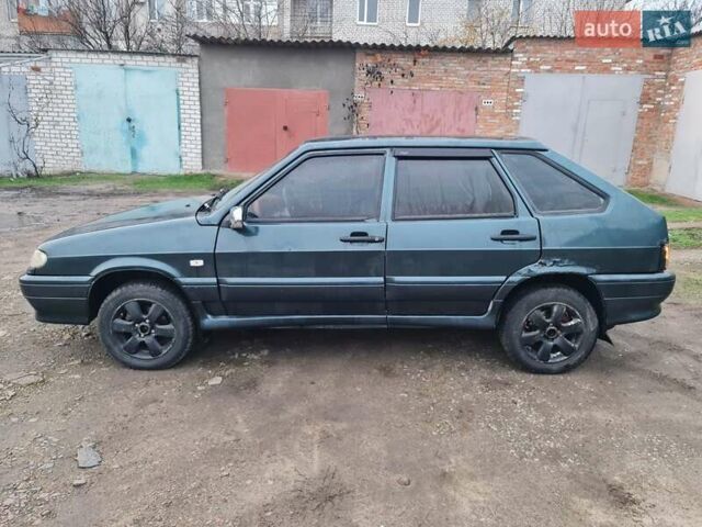 Зеленый ВАЗ 2114 Самара, объемом двигателя 1.6 л и пробегом 188 тыс. км за 1700 $, фото 1 на Automoto.ua