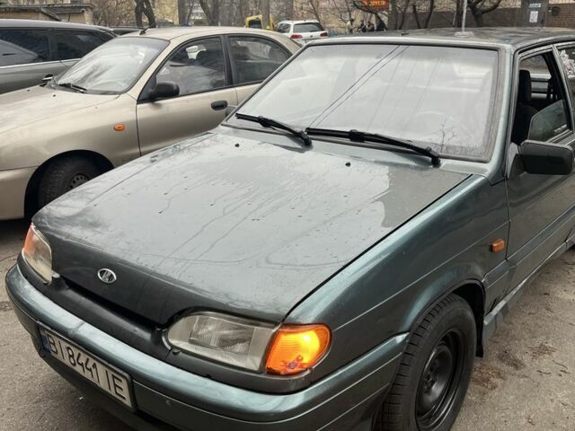 Зеленый ВАЗ 2114 Самара, объемом двигателя 1.6 л и пробегом 250 тыс. км за 1600 $, фото 1 на Automoto.ua