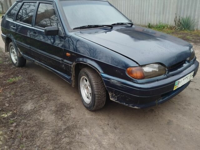 Зеленый ВАЗ 2114 Самара, объемом двигателя 1.6 л и пробегом 17 тыс. км за 1200 $, фото 1 на Automoto.ua