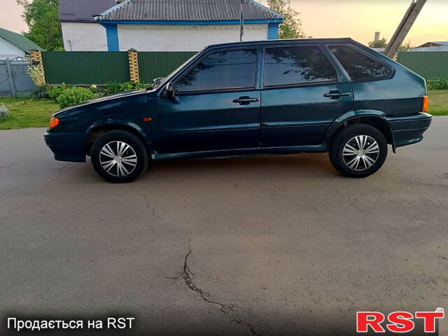 Зеленый ВАЗ 2114 Самара, объемом двигателя 1.6 л и пробегом 250 тыс. км за 1350 $, фото 1 на Automoto.ua