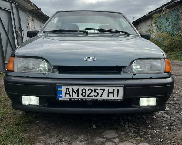 Зеленый ВАЗ 2114 Самара, объемом двигателя 1.6 л и пробегом 199 тыс. км за 1750 $, фото 1 на Automoto.ua