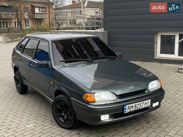 Зеленый ВАЗ 2114 Самара, объемом двигателя 1.6 л и пробегом 263 тыс. км за 1650 $, фото 1 на Automoto.ua