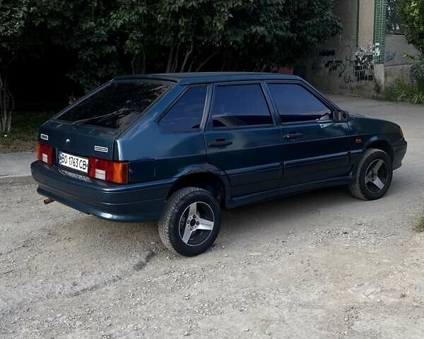 Зеленый ВАЗ 2114 Самара, объемом двигателя 1.6 л и пробегом 430 тыс. км за 1800 $, фото 1 на Automoto.ua