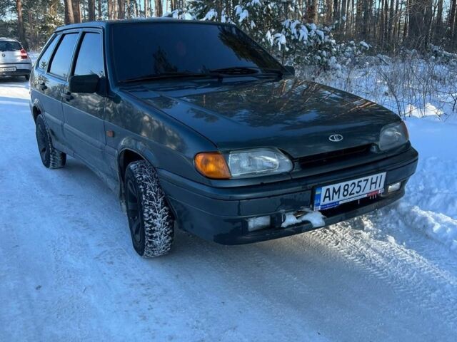 Зелений ВАЗ 2114 Самара, об'ємом двигуна 1.6 л та пробігом 243 тис. км за 1850 $, фото 1 на Automoto.ua