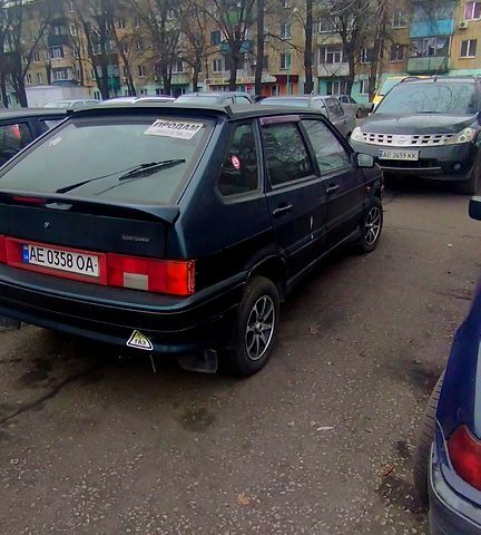 Зеленый ВАЗ 2114 Самара, объемом двигателя 16 л и пробегом 187 тыс. км за 2300 $, фото 1 на Automoto.ua