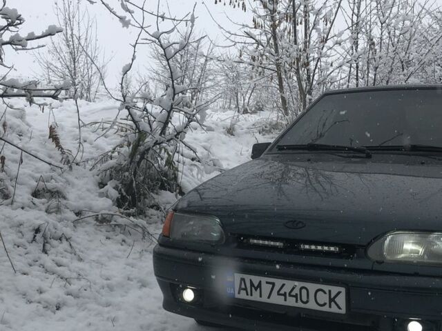 Зеленый ВАЗ 2114 Самара, объемом двигателя 1.6 л и пробегом 254 тыс. км за 2200 $, фото 1 на Automoto.ua