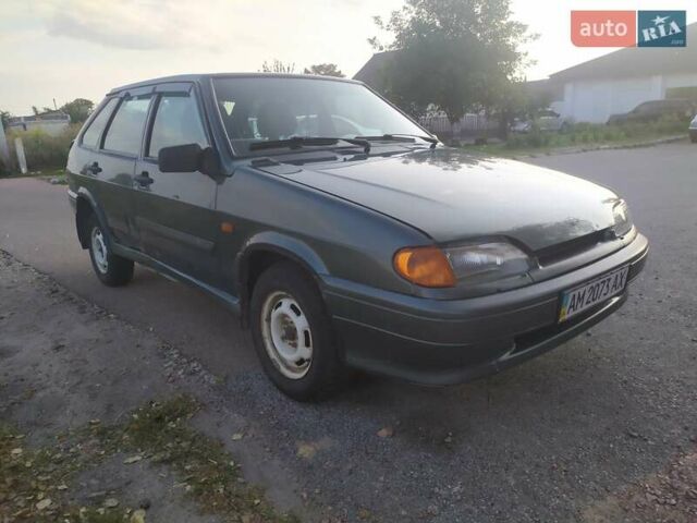 Зеленый ВАЗ 2114 Самара, объемом двигателя 1.6 л и пробегом 230 тыс. км за 1600 $, фото 1 на Automoto.ua