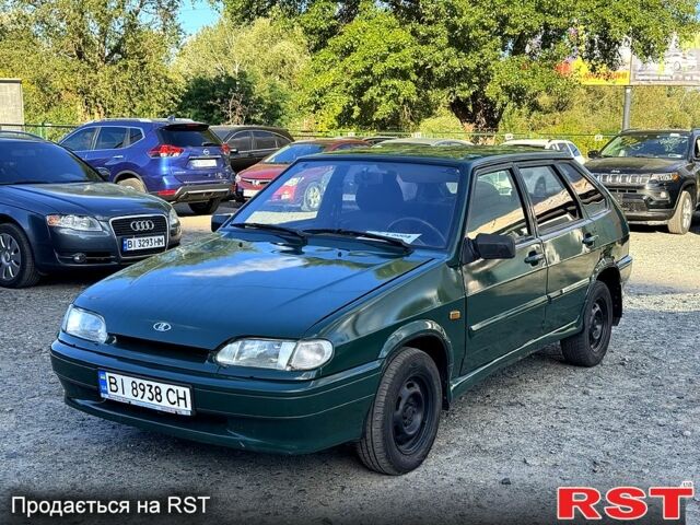 Зелений ВАЗ 2114 Самара, об'ємом двигуна 1.6 л та пробігом 220 тис. км за 1500 $, фото 1 на Automoto.ua