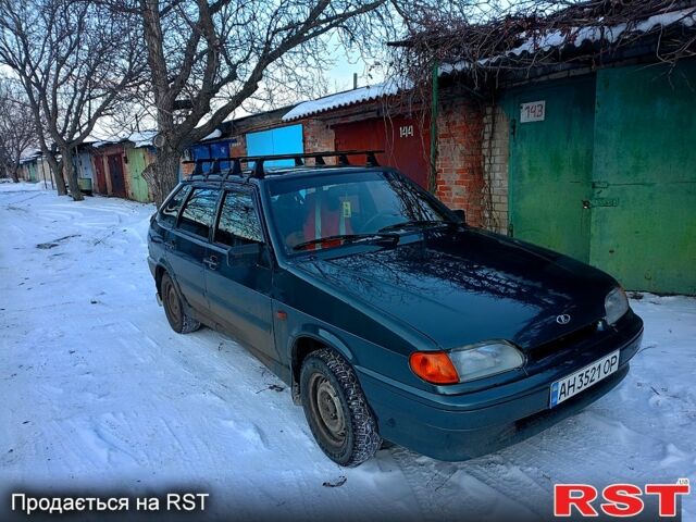 Зеленый ВАЗ 2114 Самара, объемом двигателя 1.6 л и пробегом 1330 тыс. км за 3850 $, фото 1 на Automoto.ua