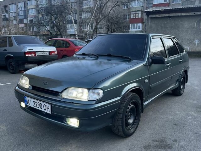 Зеленый ВАЗ 2114 Самара, объемом двигателя 1.6 л и пробегом 124 тыс. км за 2300 $, фото 1 на Automoto.ua