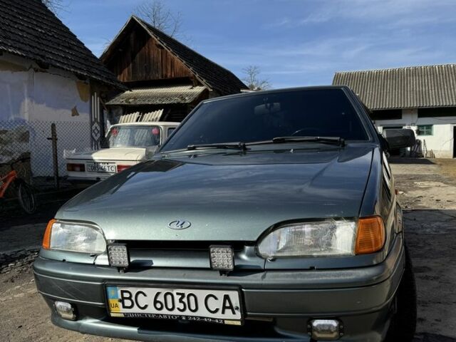 Зеленый ВАЗ 2114 Самара, объемом двигателя 1.6 л и пробегом 120 тыс. км за 2000 $, фото 1 на Automoto.ua