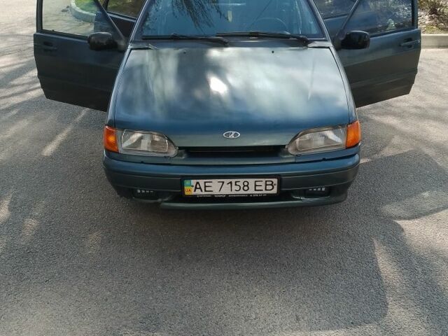 Зеленый ВАЗ 2114 Самара, объемом двигателя 1.6 л и пробегом 219 тыс. км за 1350 $, фото 1 на Automoto.ua