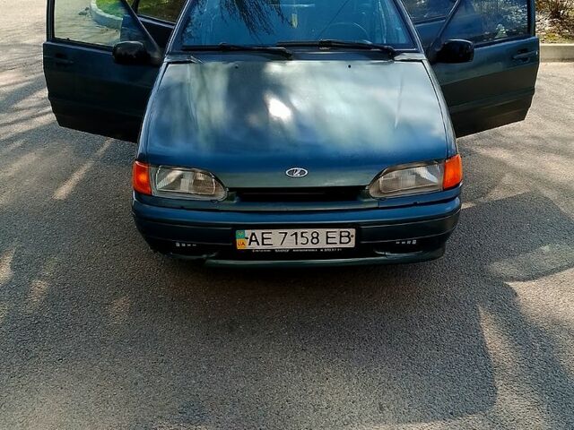 Зеленый ВАЗ 2114 Самара, объемом двигателя 1.6 л и пробегом 219 тыс. км за 1200 $, фото 1 на Automoto.ua