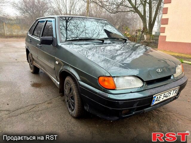 Зеленый ВАЗ 2114 Самара, объемом двигателя 1.6 л и пробегом 155 тыс. км за 1400 $, фото 1 на Automoto.ua