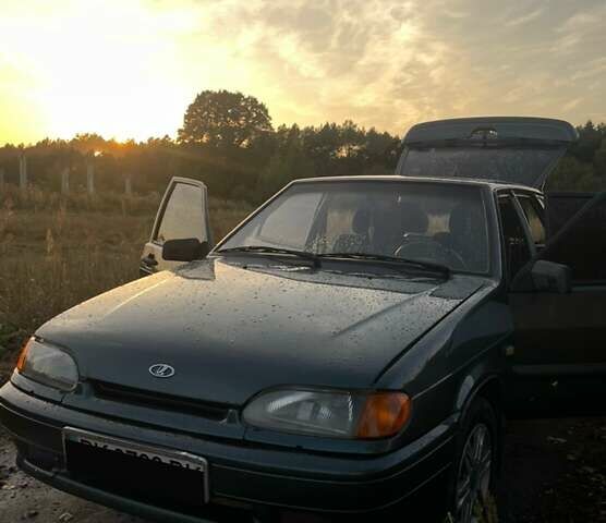 Зеленый ВАЗ 2114 Самара, объемом двигателя 1.6 л и пробегом 200 тыс. км за 2500 $, фото 1 на Automoto.ua