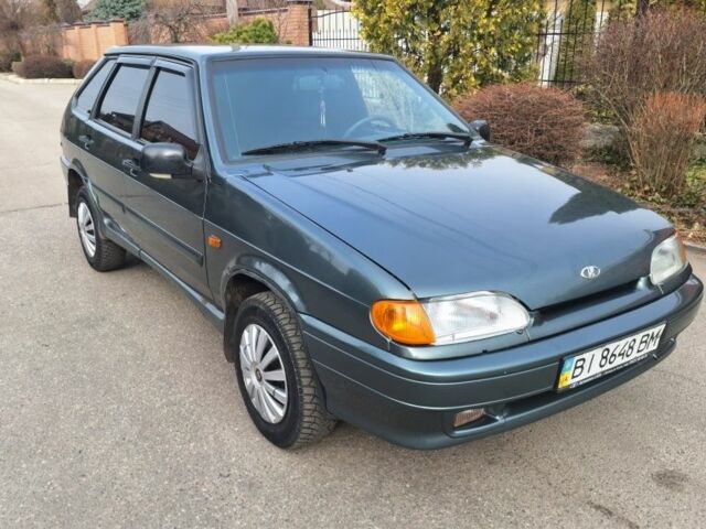 Зеленый ВАЗ 2114 Самара, объемом двигателя 1.6 л и пробегом 120 тыс. км за 2850 $, фото 1 на Automoto.ua