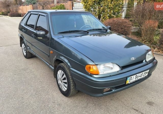 Зеленый ВАЗ 2114 Самара, объемом двигателя 1.6 л и пробегом 121 тыс. км за 2850 $, фото 1 на Automoto.ua