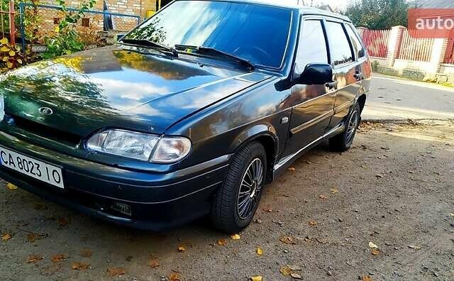 Зелений ВАЗ 2114 Самара, об'ємом двигуна 1.6 л та пробігом 100 тис. км за 3500 $, фото 1 на Automoto.ua