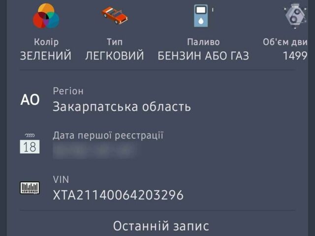 Зеленый ВАЗ 2114 Самара, объемом двигателя 1.5 л и пробегом 1000 тыс. км за 1300 $, фото 1 на Automoto.ua