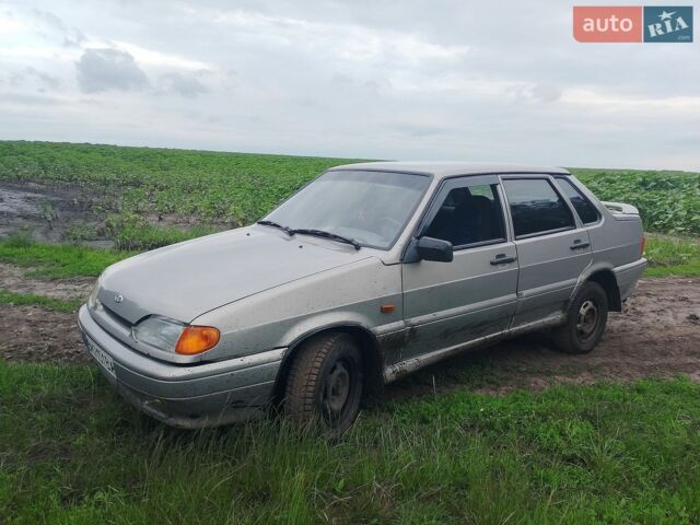 Белый ВАЗ 2115 Самара, объемом двигателя 1.6 л и пробегом 170 тыс. км за 1000 $, фото 1 на Automoto.ua