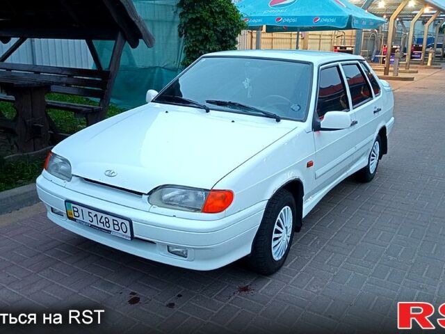 Белый ВАЗ 2115 Самара, объемом двигателя 1.6 л и пробегом 212 тыс. км за 2650 $, фото 1 на Automoto.ua