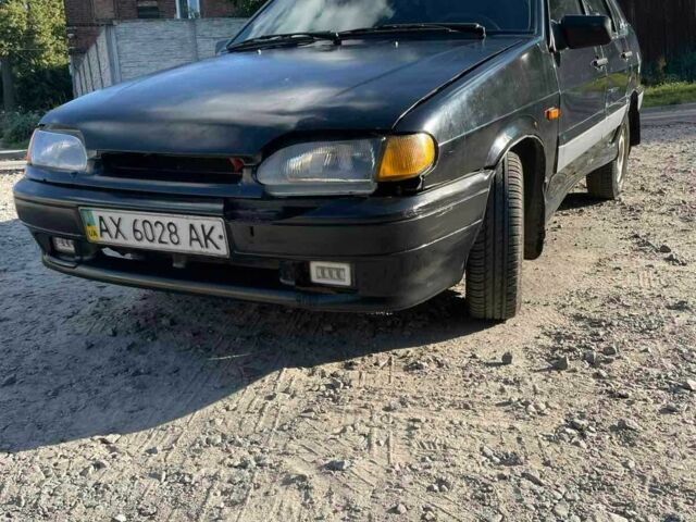 Черный ВАЗ 2115 Самара, объемом двигателя 1.5 л и пробегом 150 тыс. км за 999 $, фото 1 на Automoto.ua