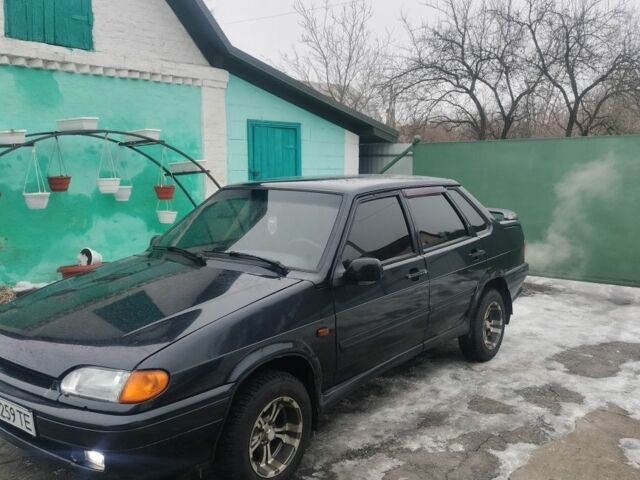 Чорний ВАЗ 2115 Самара, об'ємом двигуна 1.6 л та пробігом 2 тис. км за 2100 $, фото 1 на Automoto.ua